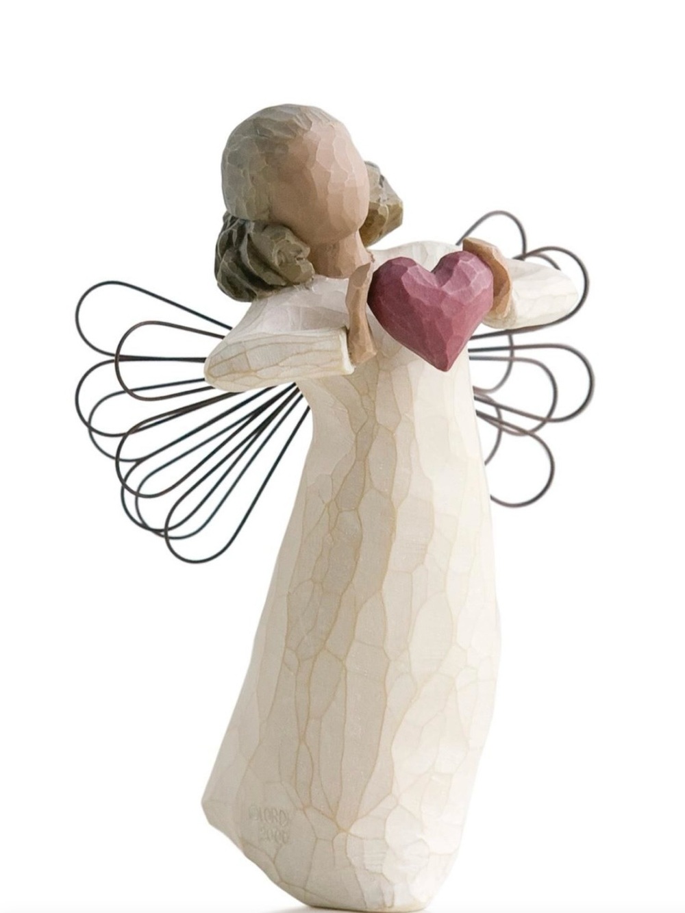 Willow Tree Angel with Love Heart. 5.5-inch Figurine. Romantic, Sentimental NIB